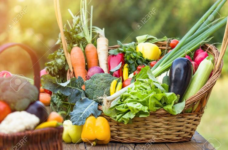 A picture of a Nyumbani Fresh Vegetable Basket